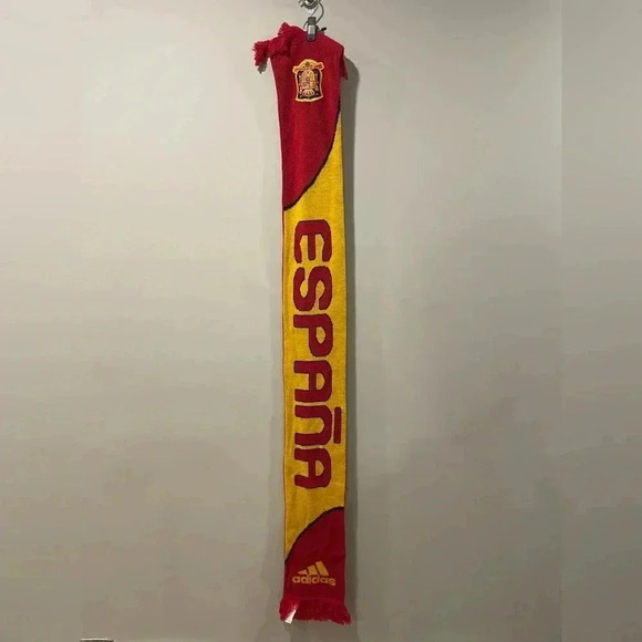 Adidas FEF Spain Scarf Football Soccer Team Campeones De Europa 2008 - Picture 1 of 8